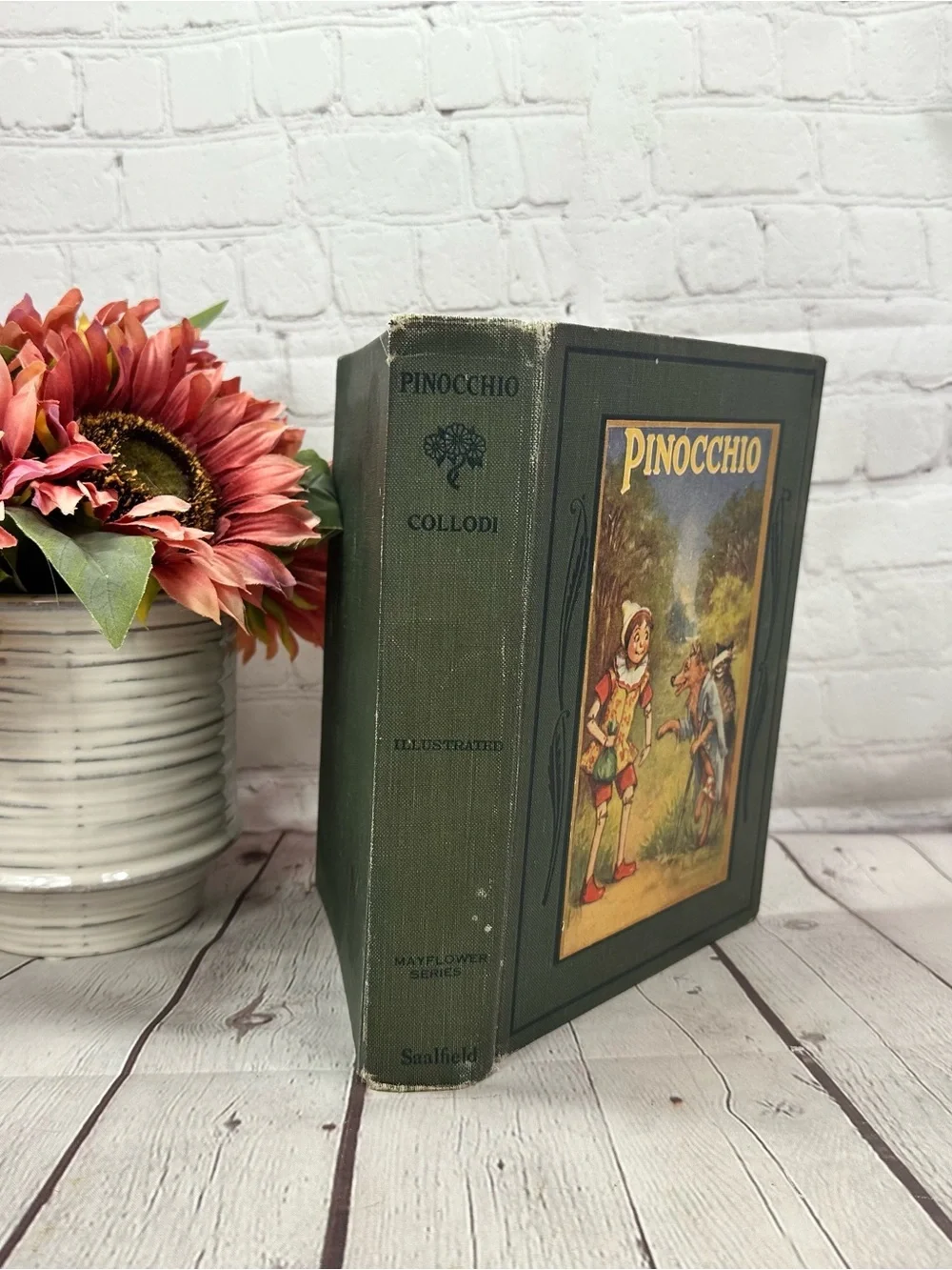 vtg 1924 Pinocchio D. collodi mayflower series hardcover illustrated children’s